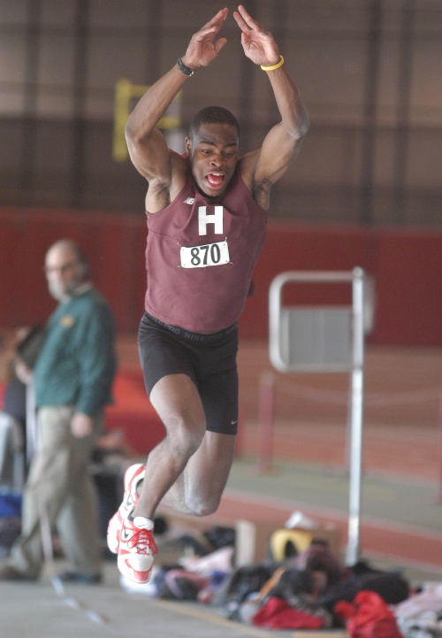 Samyr Laine was an All-American triple jumper at Harvard University (2002-2006).