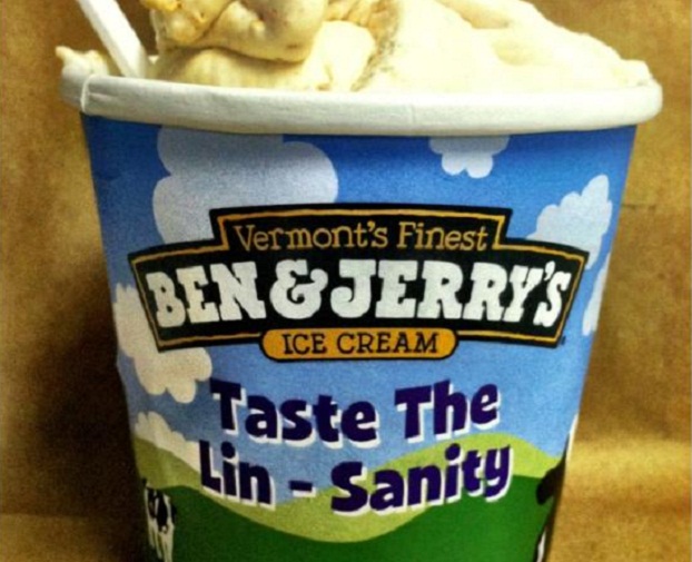Ben & Jerry's Lin-sanity ice cream